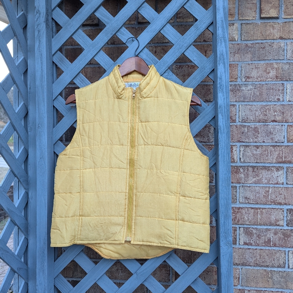 Selene Sport Yellow Quilted Vest